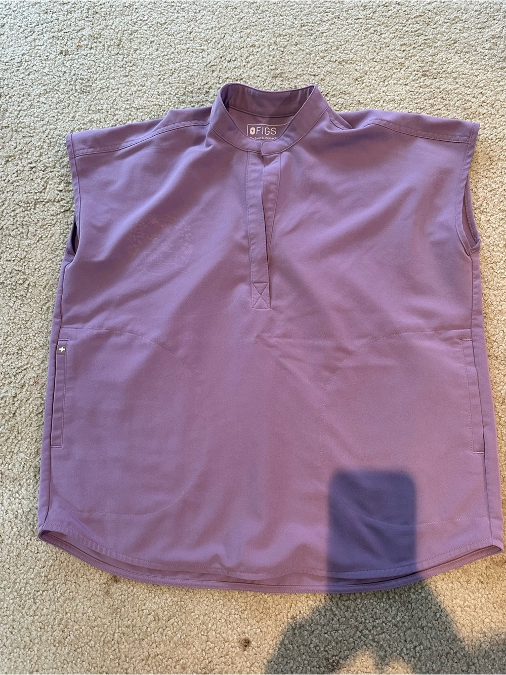 FIGS PURPLE HAZE Rafaela Scrub Top- SIZE SMALL
